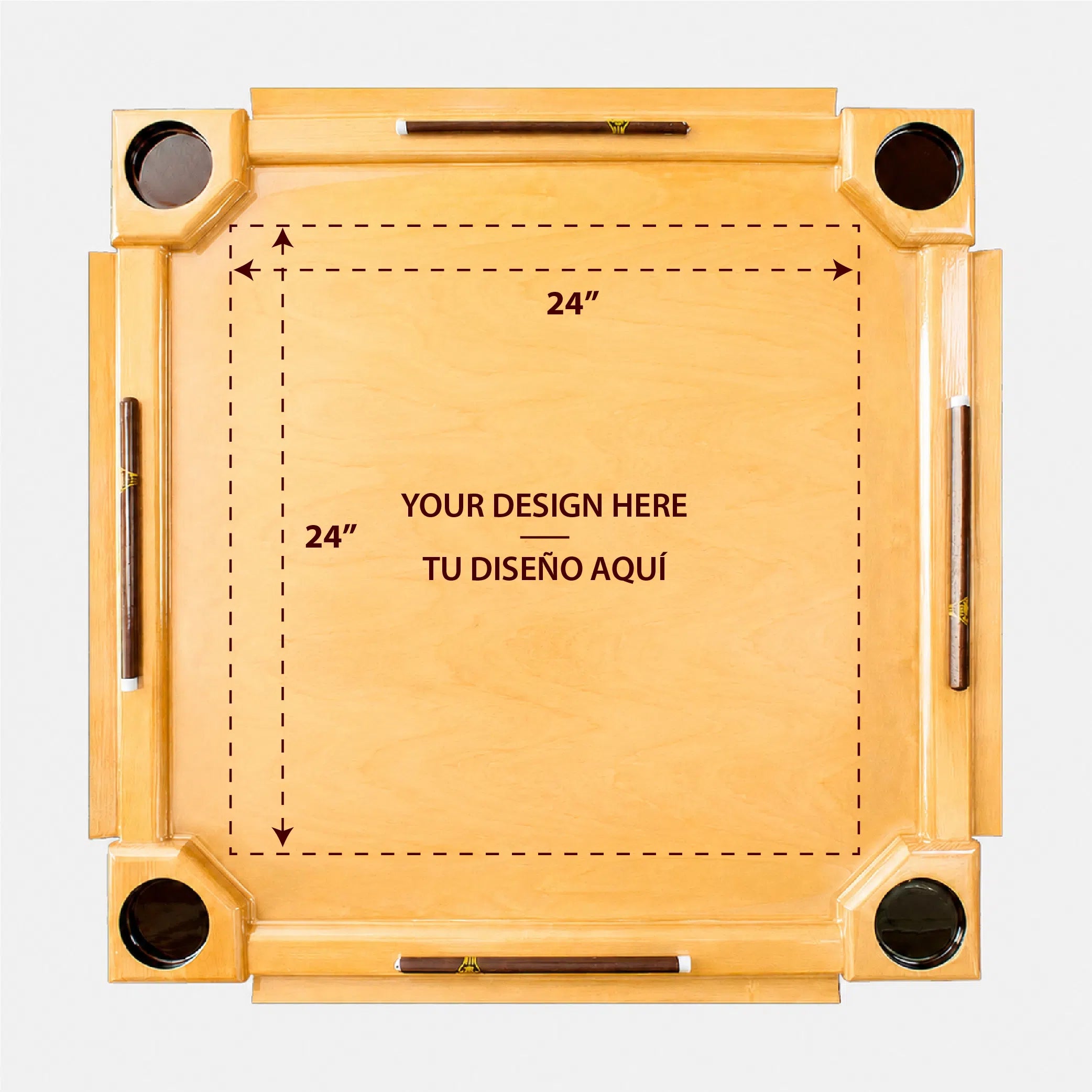 Custom Wooden Domino Table