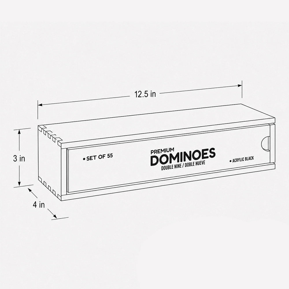 Professional Double Nine Domino Game Set